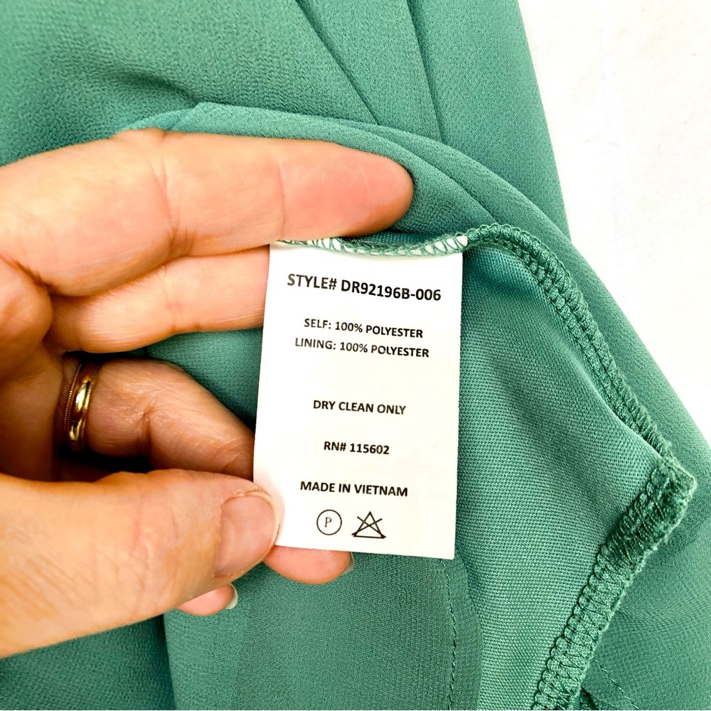 Lush Mini Dress Sage Green Size Small - Picture 7 of 7